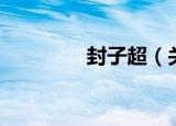 封子超（关于封子超介绍）