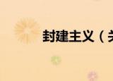 封建主义（关于封建主义介绍）