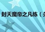封天魔帝之凡练（关于封天魔帝之凡练介绍）