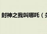 封神之我叫哪吒（关于封神之我叫哪吒介绍）