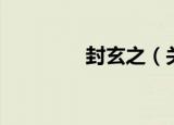 封玄之（关于封玄之介绍）