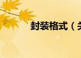 封装格式（关于封装格式介绍）