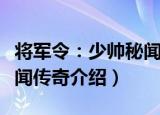 将军令：少帅秘闻传奇（关于将军令：少帅秘闻传奇介绍）