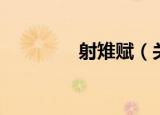 射雉赋（关于射雉赋介绍）