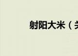 射阳大米（关于射阳大米介绍）