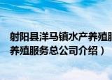 射阳县洋马镇水产养殖服务总公司（关于射阳县洋马镇水产养殖服务总公司介绍）