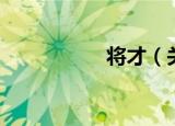 将才（关于将才介绍）