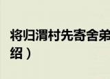 将归渭村先寄舍弟（关于将归渭村先寄舍弟介绍）