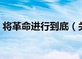 将革命进行到底（关于将革命进行到底介绍）