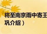 将至南京雨中寄王巩（关于将至南京雨中寄王巩介绍）