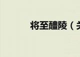 将至醴陵（关于将至醴陵介绍）