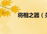 将相之器（关于将相之器介绍）