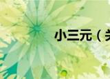小三元（关于小三元介绍）