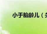 小于胎龄儿（关于小于胎龄儿介绍）