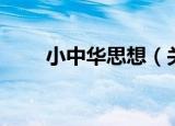 小中华思想（关于小中华思想介绍）