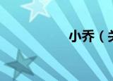 小乔（关于小乔介绍）