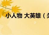 小人物 大英雄（关于小人物 大英雄介绍）