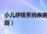 小儿呼吸系统疾病（关于小儿呼吸系统疾病介绍）