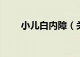 小儿白内障（关于小儿白内障介绍）