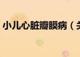小儿心脏瓣膜病（关于小儿心脏瓣膜病介绍）