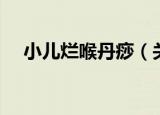 小儿烂喉丹痧（关于小儿烂喉丹痧介绍）