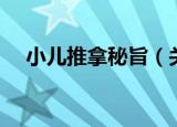 小儿推拿秘旨（关于小儿推拿秘旨介绍）
