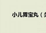 小儿胃宝丸（关于小儿胃宝丸介绍）