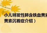 小儿特发性肺含铁血黄素沉着症（关于小儿特发性肺含铁血黄素沉着症介绍）