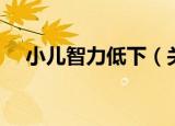 小儿智力低下（关于小儿智力低下介绍）