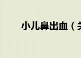 小儿鼻出血（关于小儿鼻出血介绍）