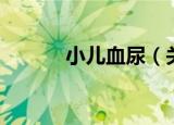 小儿血尿（关于小儿血尿介绍）
