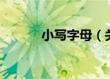 小写字母（关于小写字母介绍）