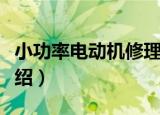 小功率电动机修理（关于小功率电动机修理介绍）