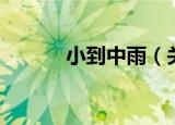 小到中雨（关于小到中雨介绍）