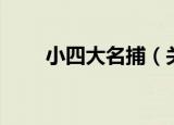 小四大名捕（关于小四大名捕介绍）