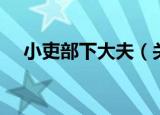 小吏部下大夫（关于小吏部下大夫介绍）