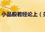 小品般若经论上（关于小品般若经论上介绍）