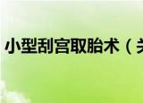 小型刮宫取胎术（关于小型刮宫取胎术介绍）