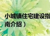 小城镇住宅建设指南（关于小城镇住宅建设指南介绍）