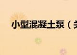 小型混凝土泵（关于小型混凝土泵介绍）