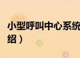小型呼叫中心系统（关于小型呼叫中心系统介绍）