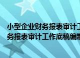 小型企业财务报表审计工作底稿编制指南（关于小型企业财务报表审计工作底稿编制指南介绍）