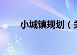 小城镇规划（关于小城镇规划介绍）
