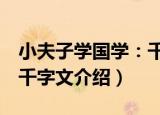 小夫子学国学：千字文（关于小夫子学国学：千字文介绍）