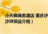 小天鹅商务酒店 重庆沙坪坝店（关于小天鹅商务酒店 重庆沙坪坝店介绍）