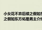 小女花不弃后续之假如东方炻是男主（关于小女花不弃后续之假如东方炻是男主介绍）