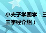 小夫子学国学：三字经（关于小夫子学国学：三字经介绍）