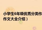 小学生6年级优秀分类作文大全（关于小学生6年级优秀分类作文大全介绍）
