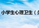 小学生心理卫生（关于小学生心理卫生介绍）