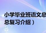 小学毕业班语文总复习（关于小学毕业班语文总复习介绍）